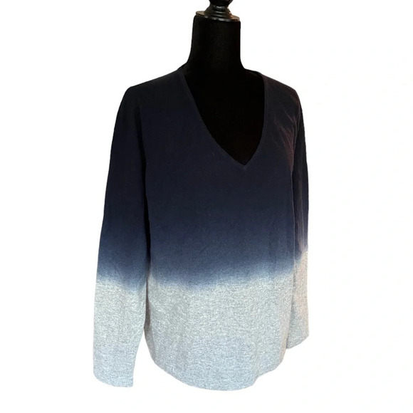 PURE Collection 100% cashmere dip dyed sweater size 18 - Picture 3 of 7